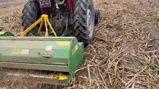 rotary mulcher (sugarcane leaf trash shredder)