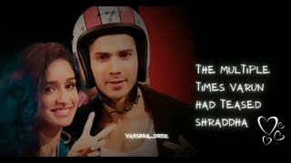 The multiple times Varun Dhawan had teased Shraddha Kapoor