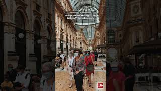 Things to do in Milan(Part 3): Galleria Vittoria Emuanella #travel #shorts @travelbylukevent