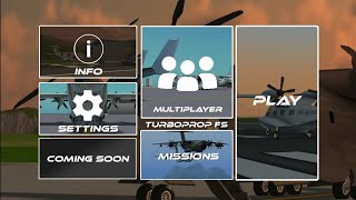 Turboprop Flight Simulator | Menu Concept 2