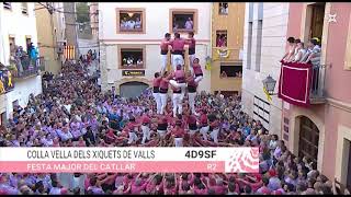 2018-08-25 FM El Catllar 4d9sf Vella de Valls #castellers