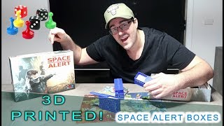 3D PRINTED BOXES FOR SPACE ALERT THE BOARD GAME!!