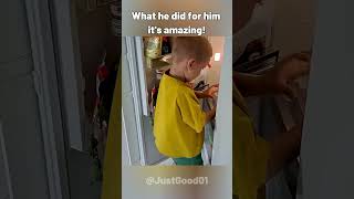 What he did for him it's amazing! #trending