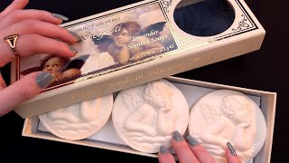 ASMR Soap and Box Tapping and Scratching (whispered)