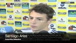 Declaraciones de Santiago Arias Colombia vs Chile