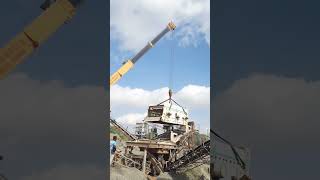 Kota 40 Ton Mobile Crane Work #trending #tractorvideo #mobilecrane