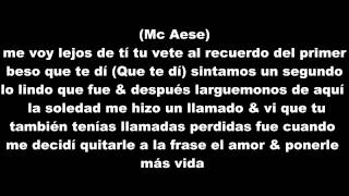 Mc Aese Ft. Alfred Cave - Regálame La Libertad (Letra)