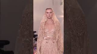 The designer vs the design by Elie Saab #fashion #runway #hautecouture #model