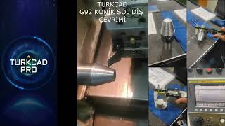 G92 KONİK SOL DİŞ ÇEVRİMİ