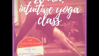 20 Minute Morning Intuitive Yoga Flow with Sara Courter