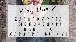 Vlog Day 2! Ζαγοροχωρια, Μονοδενδρι, Παπιγκο, Χαραδρα Βίκου! | Λυδία Θεοχάρη