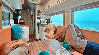 Surviving a STORM (the aftermath!) | VAN LIFE ITALY