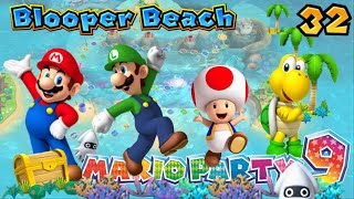 Mario Party 9 Party Mode #32 Blooper Beach