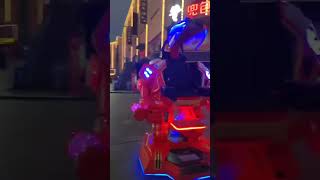 used amusement park equipment walking robot rides for sale