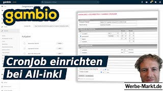 CronJob für den Gambio Shop einrichten bei All-inkl (KAS)