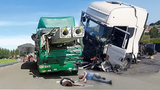 Biggest TRUCK Crasher - Top 12 Moments | Road Wars | Driver killed in fiery crash