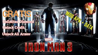 Iron Man 3 Mod | Semua ARMOR terbuka‼️ | Diamond dan Credit Melimpah ‼️