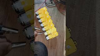 Gear motor experiment #gearmotor #dcmotor #yellowmotor