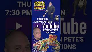 🎬 YOUTUBE COMIC AUCTION = THURS, 7:30 PM (EASTERN) = YOUTUBE LIVE! #comics #comic #marvel #dccomics