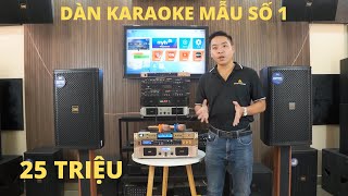 Mỗi tuần 1 dàn Karaoke hay Dàn Karaoke gia đình vừa Đẹp   Vừa hay   Giá chỉ 25 triệu đồng