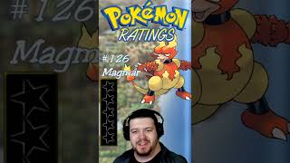 126 Magmar Pokémon Ratings #Shorts