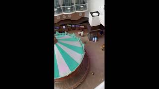 Utopia of the Seas Cabin 10695 - Hear the boardwalk sounds.