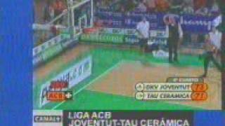 TRIPLAZO MOTTOLA JOVENTUT - BASKONIA 02/03 EN BADALONA