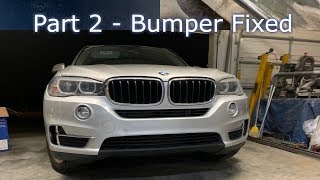 BMW bumper repair part 2