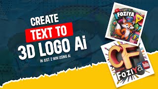 AI Logo Maker: Convert Text to 3D Logo 2024