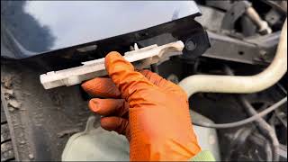 Nissan Note front head lights bumper removal replacement #nissannote #maintenance #bumper