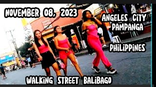 November 08, 2023 WALKING STREET BALIBAGO ANGELES CITY PAMPANGA PHILIPPINES #touristspot