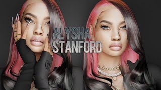 Sim 4 CAS | Sim Download & CC Folder - Alysha Standford + FaceMask💙.