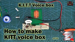 Изготовление голосового ящика котенка, часть 2 #8pins #howto #kitt #kittvoicebox #diy #lm3915