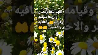 اللهم بلغنا رمضان وارزقنا صيامه وقيامه🤲وآتنا فيه البر والاحسان 🤲