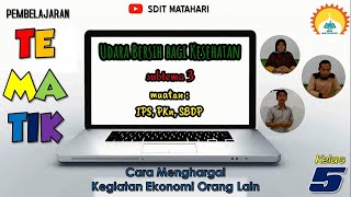 MENGHARGAI KEGIATAN EKONOMI ORANG LAIN (5C SUBTEMA 3) | Pembelajaran TEMATIK KELAS 5