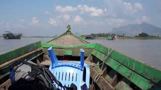 In the boat. MYANMAR