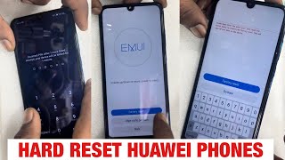 Huawei phones hard reset psmart 2017 unlock password #uhphonefixer