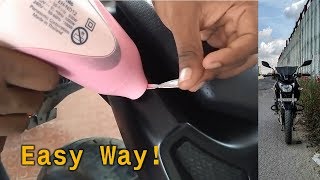 How To Remove Factory Stickers From Your Motorcycle | Apache RTR 200