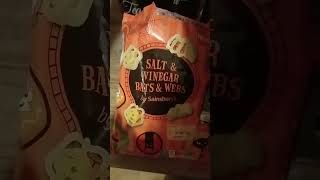 Sainsbury's salt and vinegar bats & webs crisps Halloween 🎃 2024