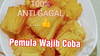 Anti Gagal 100%....!!! Resep Singkong Goreng Merekah...Dijamin Bisa