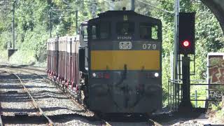 Retro 071 and 079 on Tara Mines trains (17/8/20 and 18/8/20)