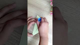 DIY paper easy star ⭐//How do you make a paper star making  at home #shorts #youtube