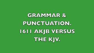 CORRECT BIBLE DOCTRINE AND THE ROLE OF PUNCTUATION.