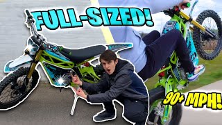 *NEW* Riding One Of The WORLDS FIRST Electric Dirtbikes That Has GEARS!