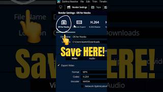 Save Your Export Settings in DaVinci Resolve