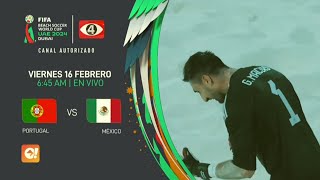 Canal 4 TCS | Mundial Fútbol Playa Emiratos Árabes Unidos 2024 Portugal vs México (Anuncio)