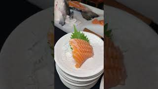 Lần đầu đi ăn sashimi mà có cả Cá hồi bay, ở đây chuẩn sang xịn mịn | Mỏ Khoét Hải Phòng | #Shorts