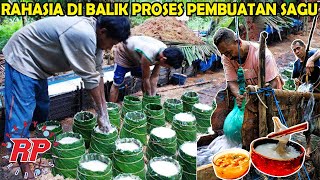 TRANSFORMASI DARI BATANG POHON JADI BAHAN POKOK | TEKNIK TRADISIONAL DAN MODERN PEMBUATAN SAGU