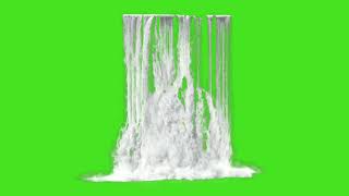 Waterfalls Motion Green Screen Background Video | Waterfall Green screen video | #greenscreen