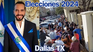 Votaciones 2024 Nayib Bukele Dallas Double Tree by Hilton